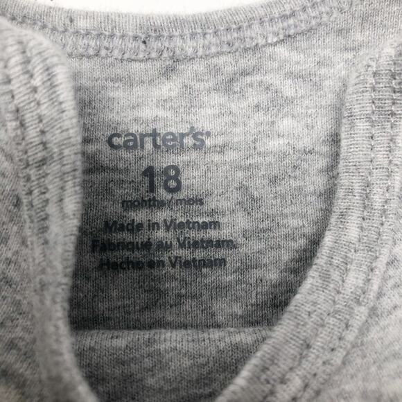 Carter's I Baby Boy Onesies 100% Cotton 18M - Picture 7 of 11